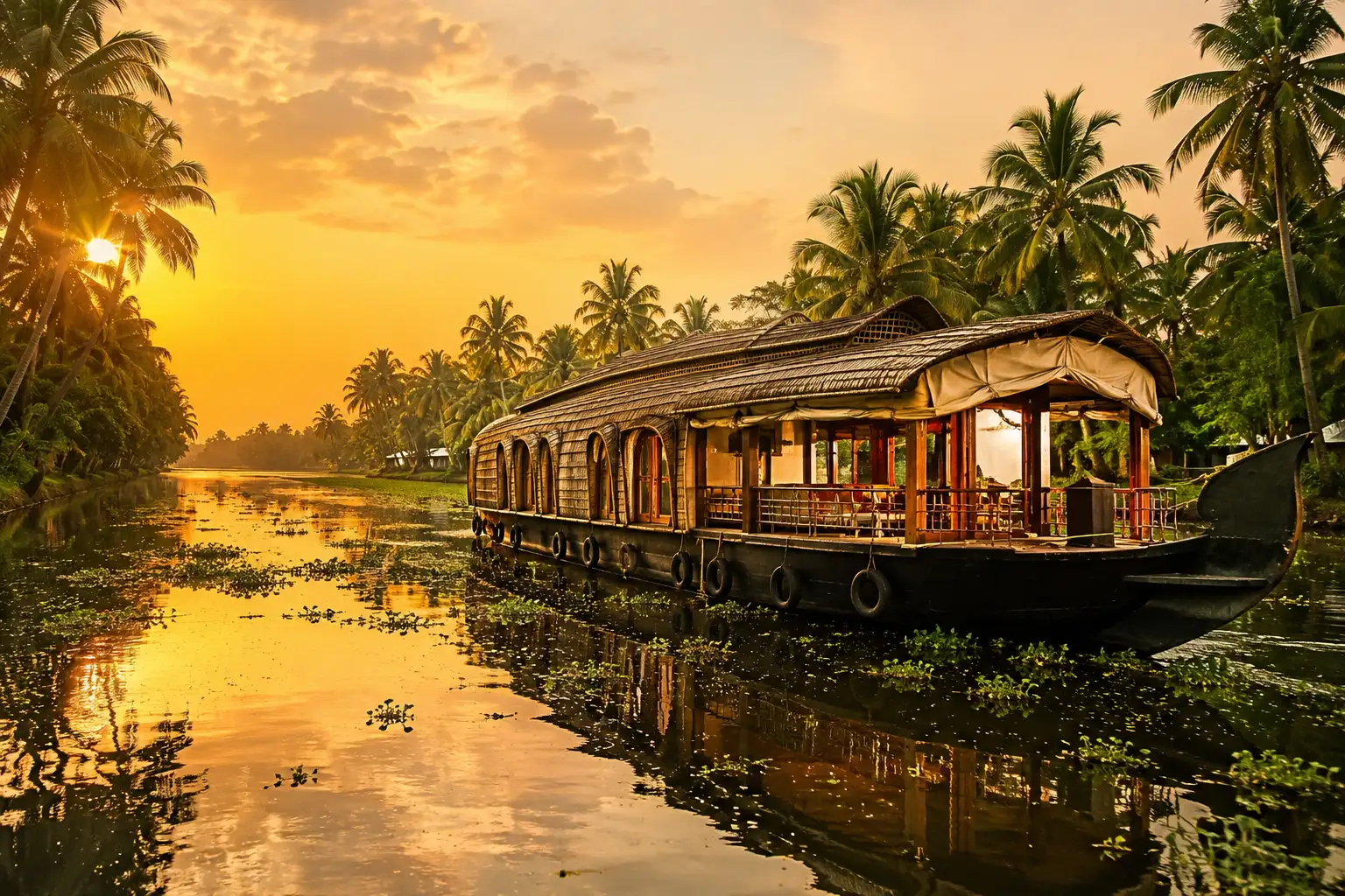 Alleppey houseboat booking with UVs Jollydays